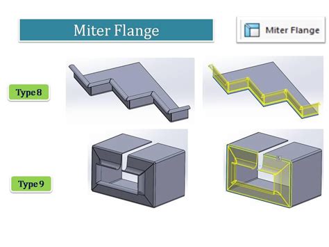 miter flange sheet metal solidworks|miter flange in solidworks.